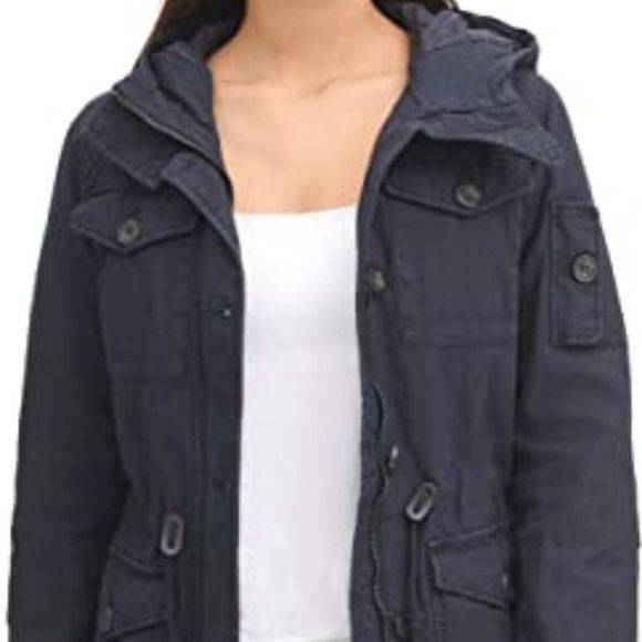 Levi's Women's Cotton Four Pocket Hooded Field Jacket (Standard & Plus Sizes) - Picture 1 of 5